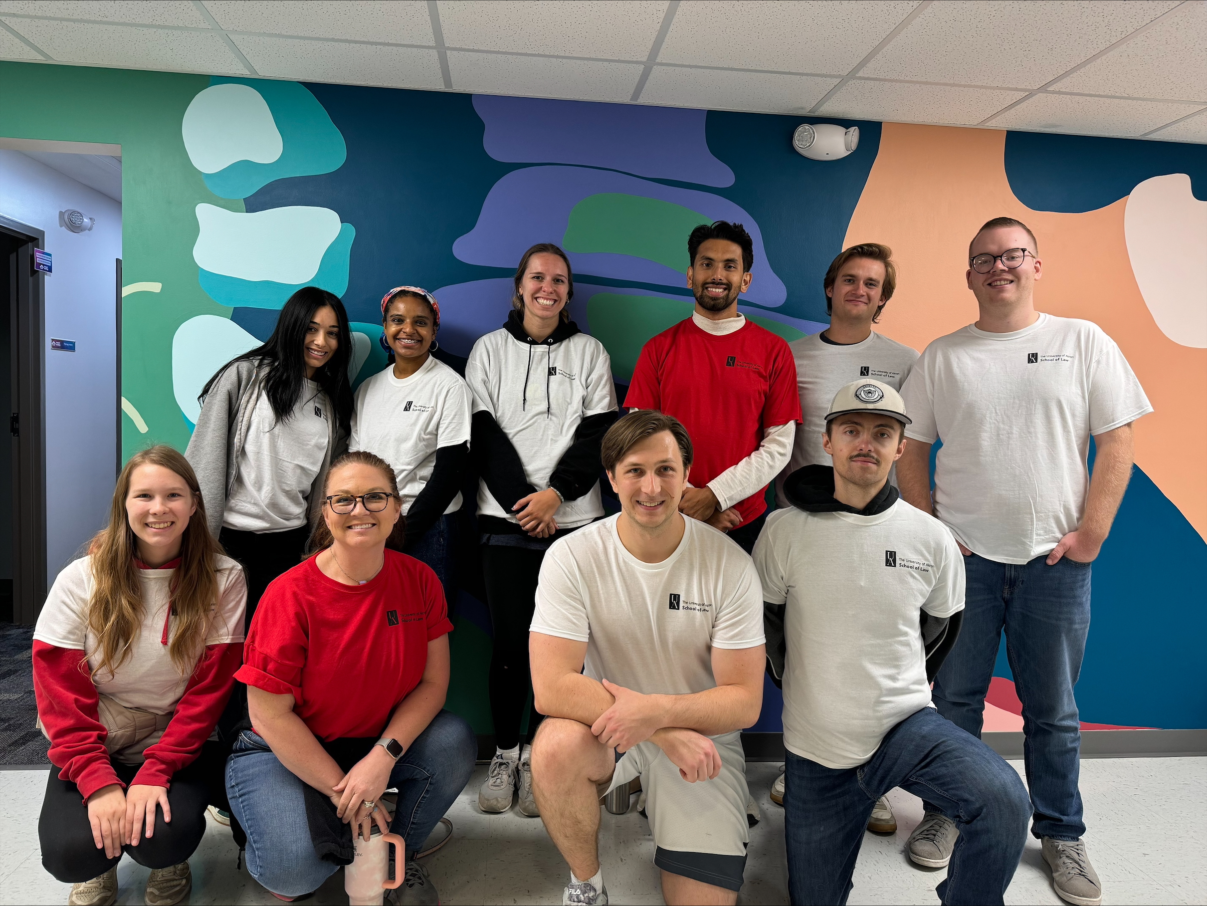 Law Students at Law Cares Site